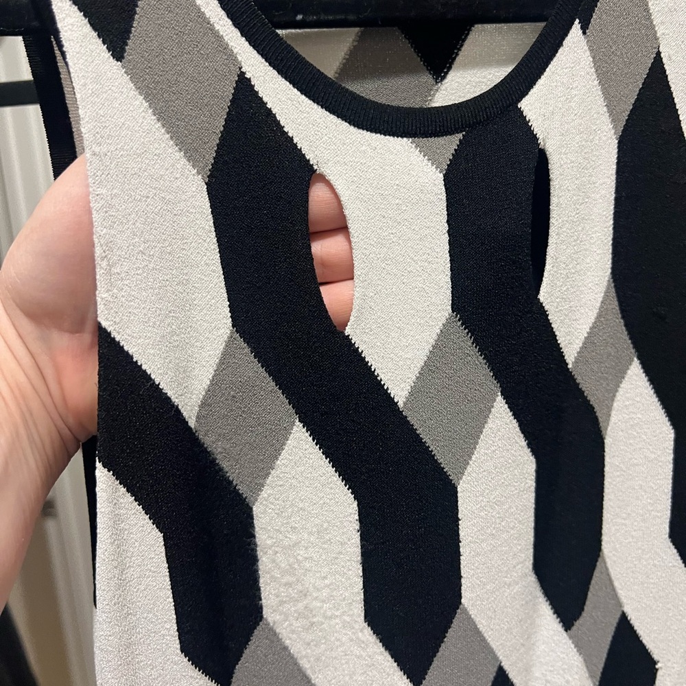 Rag & Bone Monochrome Patterned Maxi Dress - Picture 4 of 4